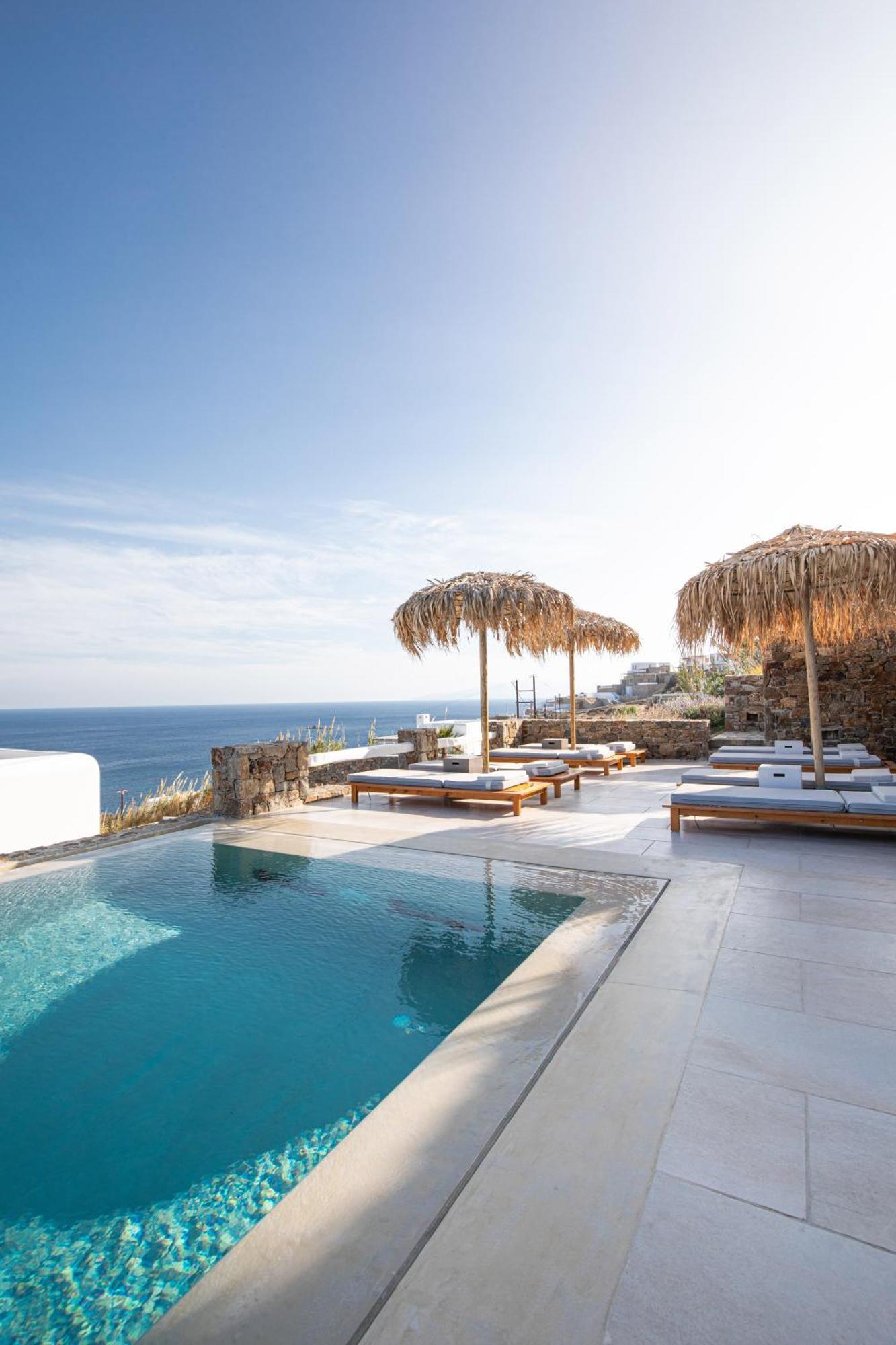 The Summit Of Mykonos Bed and Breakfast Kalo Livadi Eksteriør billede